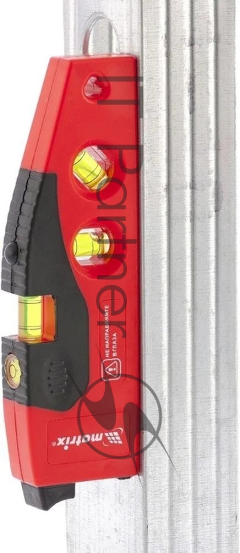 Уровень лазерный, 180 мм, 220 мм штатив, 4 глазка// MATRIX 35022