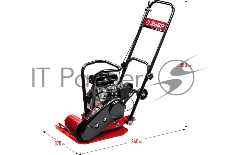 Виброплита бензиновая Зубр ГРУНТ-10, 10 кН, ВПБ-10 Г