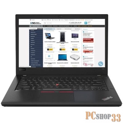 Ноутбук Lenovo ThinkPad T480 20L50000RT black 14