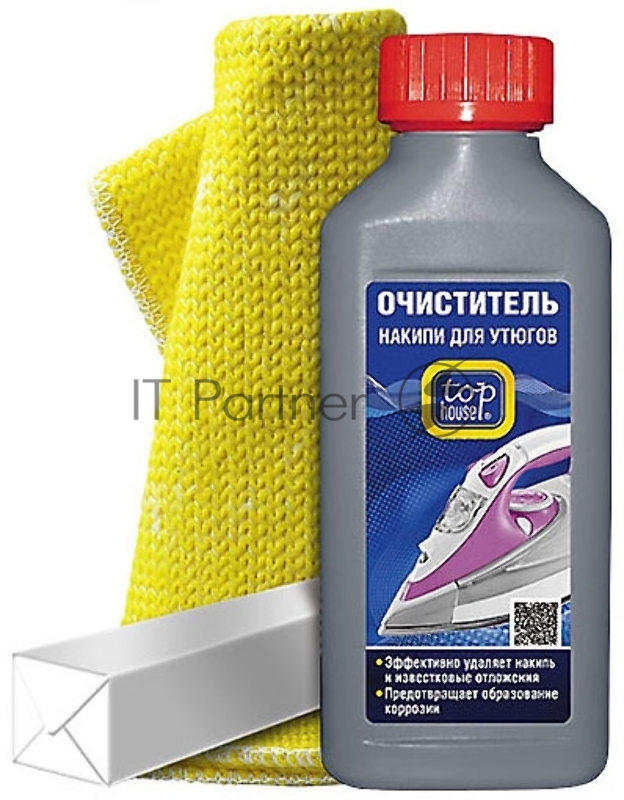 Очиститель для ухода за утюгами Набор Top House (накипи для утюгов + карандаш для чистки подошвы утюга + салфетка)