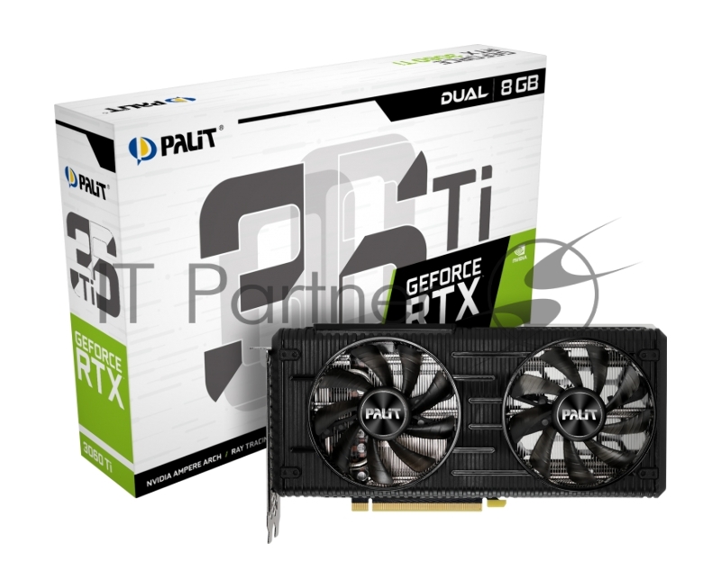 Видеокарта PCIE16 RTX3060TI 8GB LHR PA-RTX3060 TI DUAL 8G PALIT