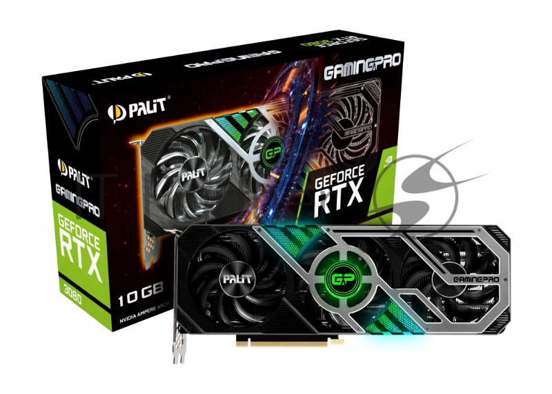 Видеокарта PCIE16 RTX3080 10GB LHR PA-RTX3080 GAMINGPRO 10G PALIT