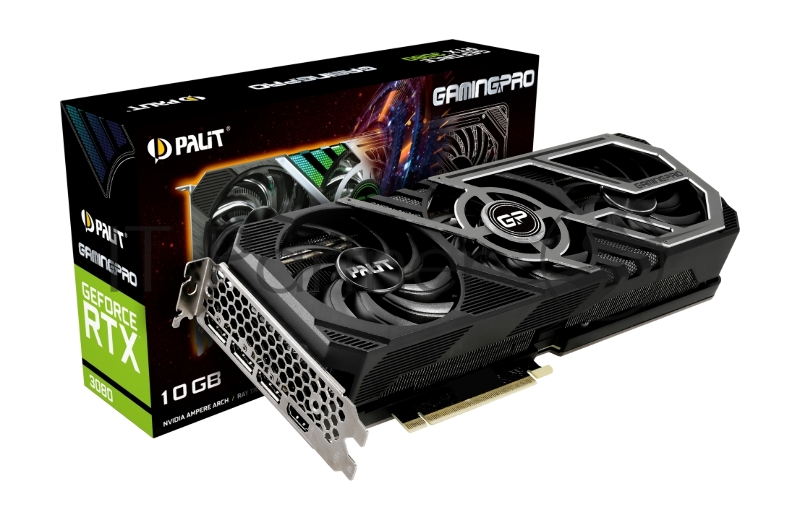 Видеокарта PCIE16 RTX3080 10GB LHR PA-RTX3080 GAMINGPRO 10G PALIT