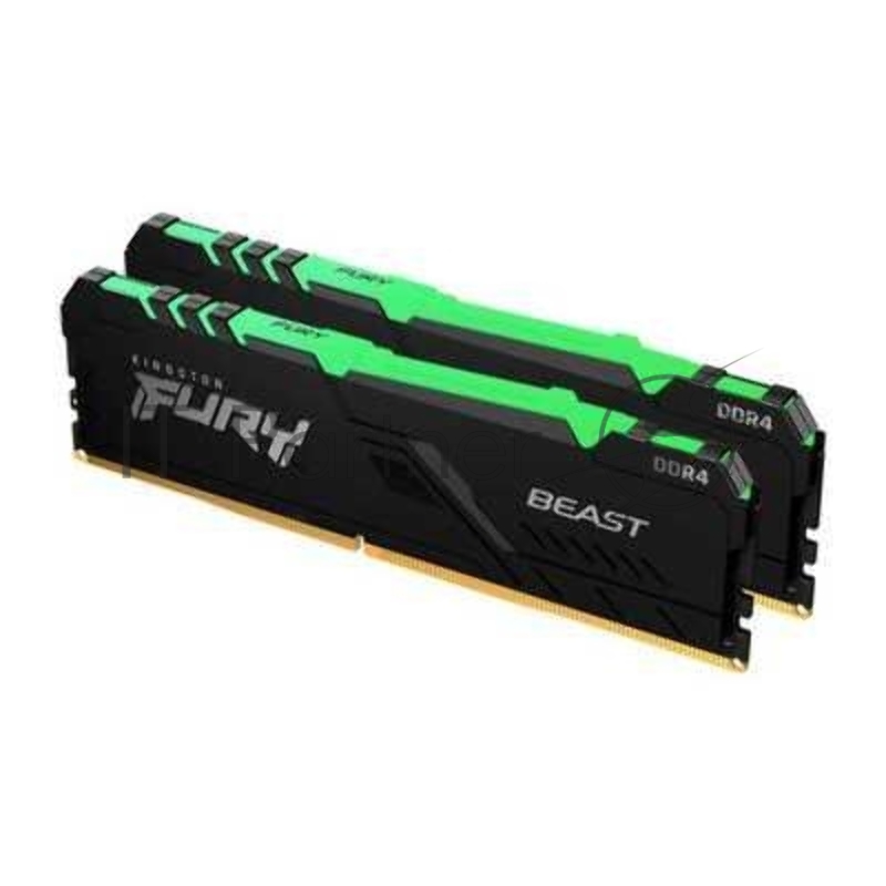 Память оперативная Kingston 16GB 3000MHz DDR4 CL15 DIMM (Kit of 2) FURY Beast RGB