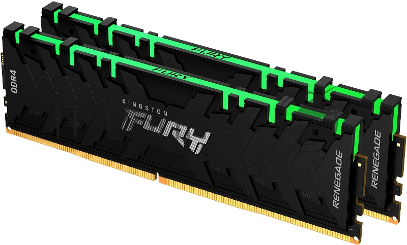 Память оперативная Kingston 16GB 3000MHz DDR4 CL15 DIMM (Kit of 2) FURY Renegade RGB
