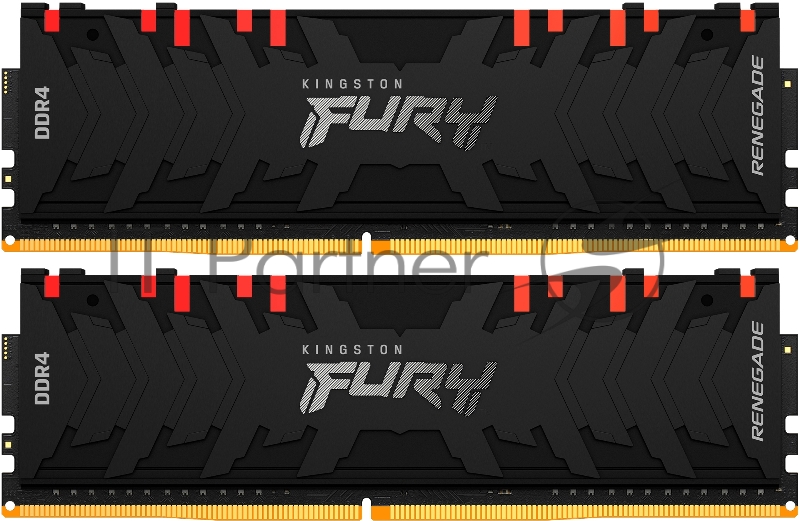 Память оперативная Kingston 16GB 3200MHz DDR4 CL16 DIMM (Kit of 2) FURY Renegade RGB