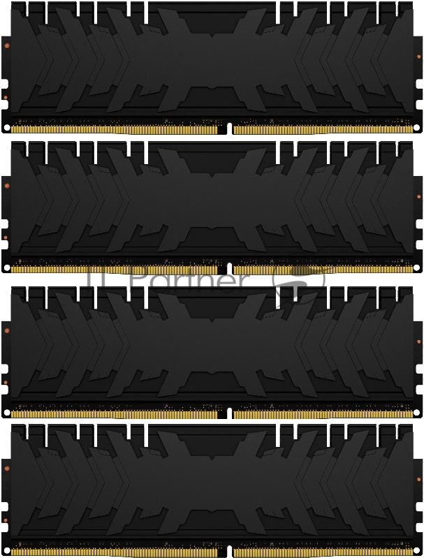 Память оперативная Kingston 32GB 3200MHz DDR4 CL16 DIMM (Kit of 4) FURY Renegade Black
