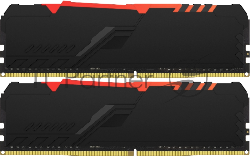Память оперативная Kingston 32GB 3733MHz DDR4 CL19 DIMM (Kit of 2) 1Gx8 FURY Beast RGB