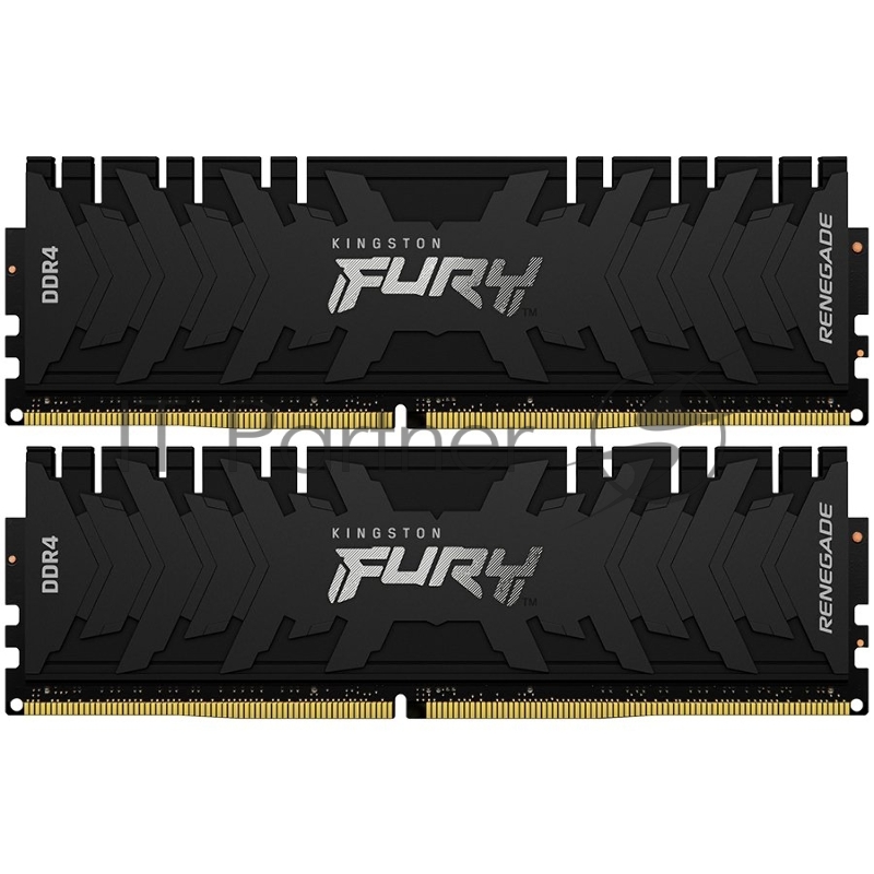 Память оперативная Kingston 64GB 3200MHz DDR4 CL16 DIMM (Kit of 2) FURY Renegade Black