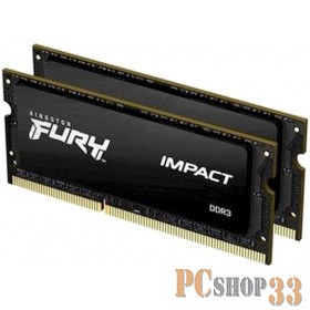Память оперативная Kingston 16GB 1866MHz DDR3L CL11 SODIMM (Kit of 2) 1.35V FURY Impact