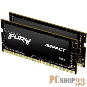 Память оперативная Kingston 16GB 2933MHz DDR4 CL17 SODIMM (Kit of 2) FURY Impact