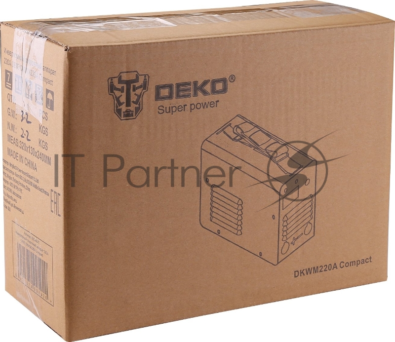 Инверторный сварочный аппарат DEKO 220А DKWM220A Compact051-4677