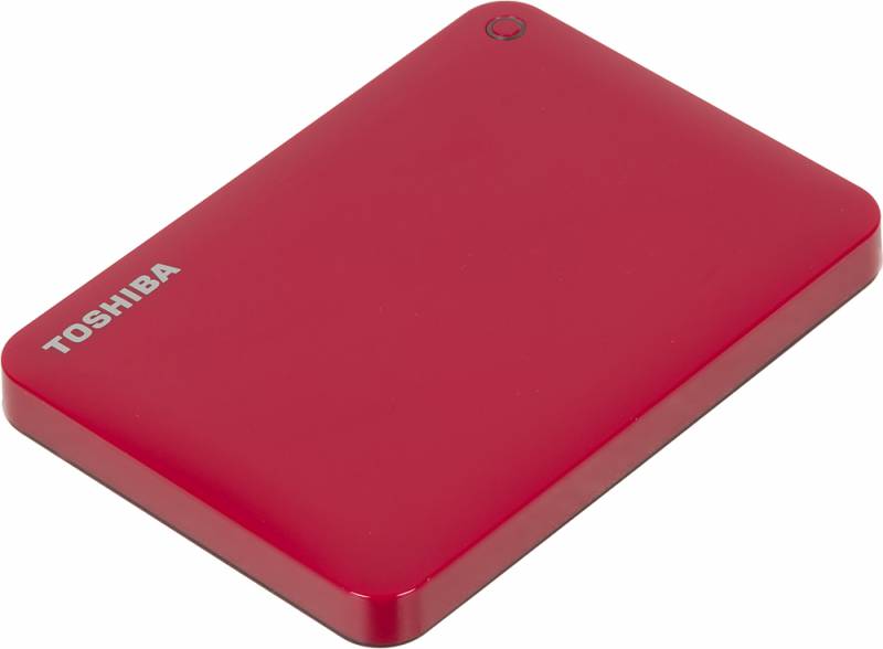 Внешний жесткий диск 2ТБ 2.5 Toshiba Canvio Connect II HDTC820ER3CA, красный (USB3.0)