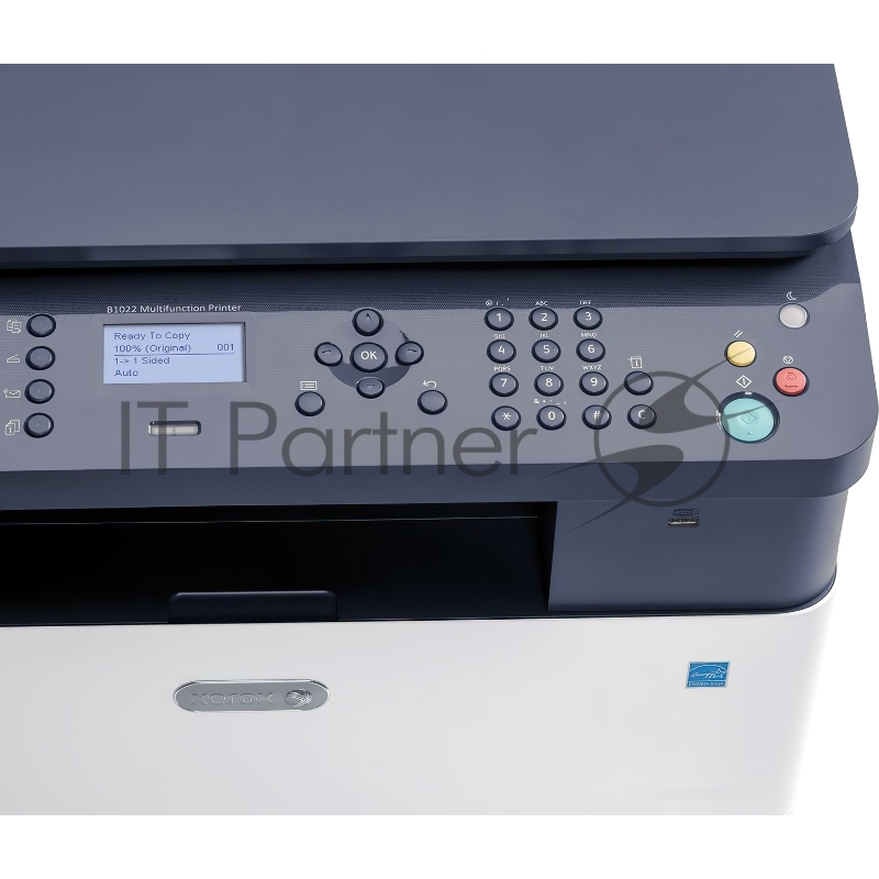 МФУ Xerox B1022 A3, лазерный, принтер + сканер + копир, ЖК, бело-синий (USB2.0, LAN)