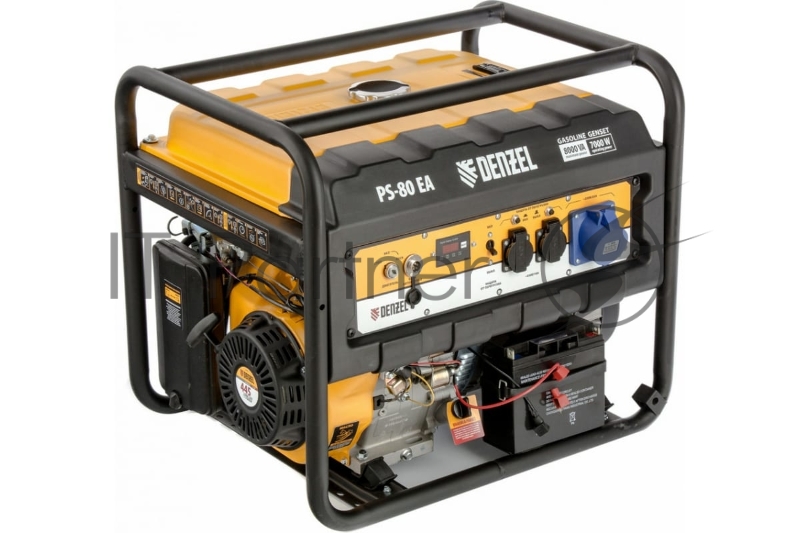 Генератор бензиновый DENZEL PS 80 EA, 8,0 кВт, 230В, 25л 946924