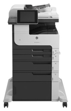 МФУ HP LaserJet Enterprise MFP M725f A3, лазерный, принтер + сканер + копир + факс, ЖК 8.0, черно-серый (USB2.0, LAN)