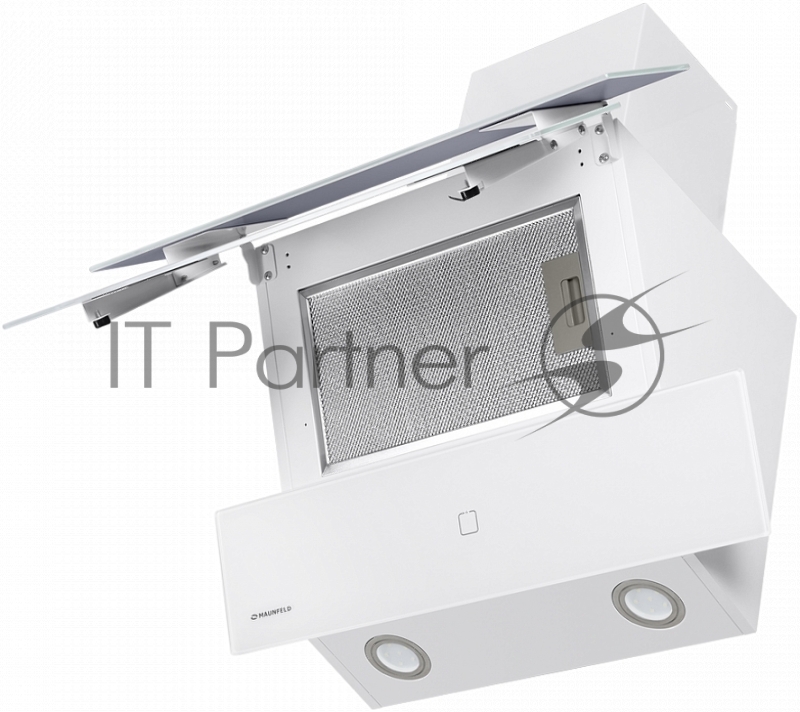 ВЫТЯЖКА MAUNFELD ВЫТЯЖКА MAUNFELD/ • Тип: настенная• Цвет: белый• Ширина 500 мм.Наклонная вытяжка с настенным креплением.Максимальная производительность 700 м3/ч, рассчитанная на кухню до 20 м2 с низким уровнем шума 53 Дб. Сенсорное управление 3 скор