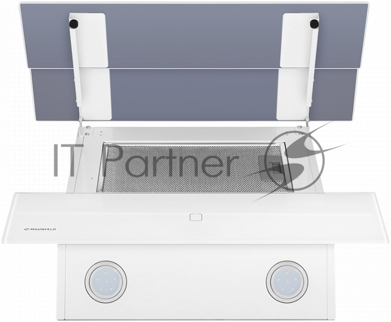 ВЫТЯЖКА MAUNFELD ВЫТЯЖКА MAUNFELD/ • Тип: настенная• Цвет: белый• Ширина 500 мм.Наклонная вытяжка с настенным креплением.Максимальная производительность 700 м3/ч, рассчитанная на кухню до 20 м2 с низким уровнем шума 53 Дб. Сенсорное управление 3 скор