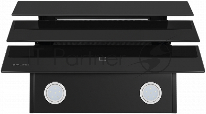 ВЫТЯЖКА MAUNFELD ВЫТЯЖКА MAUNFELD/ • Тип: настенная• Цвет: черный• Ширина 500 мм.Наклонная вытяжка с настенным креплением.Максимальная производительность 700 м3/ч, рассчитанная на кухню до 20 м2 с низким уровнем шума 53 Дб. Сенсорное управление 3 ско