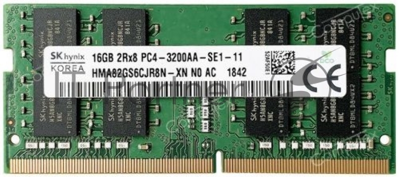 Память DDR4 16Gb 3200MHz Hynix HMA82GS6CJR8N-XNN0 OEM PC4-25600 CL22 SO-DIMM 260-pin 1.2В dual rank