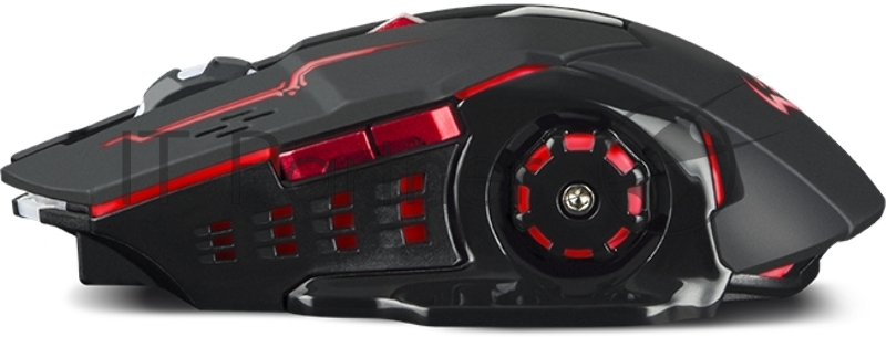 Мышь SVEN RX-G930W / USB / WIRELESS / 800-2400DPI/ подсветка/ кнопки 5+1/ встроенный аккум. / OPTICAL / BLACK