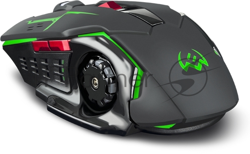 Мышь SVEN RX-G930W / USB / WIRELESS / 800-2400DPI/ подсветка/ кнопки 5+1/ встроенный аккум. / OPTICAL / BLACK