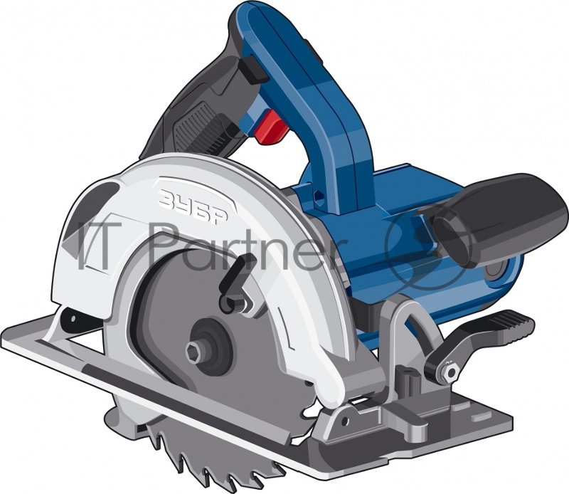 Пила дисковая, 90гр-65 мм, диск 190 мм, 1600 Вт, Зубр ПД-65