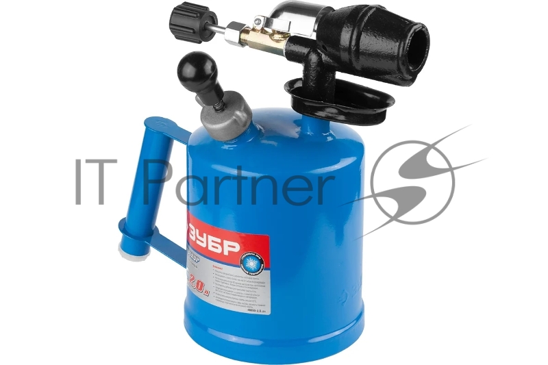 Лампа паяльная САМОТЛОР, с чугунным эжектором, 2,0 л 40650-2.0_z02 Зубр ПРОФЕССИОНАЛ.