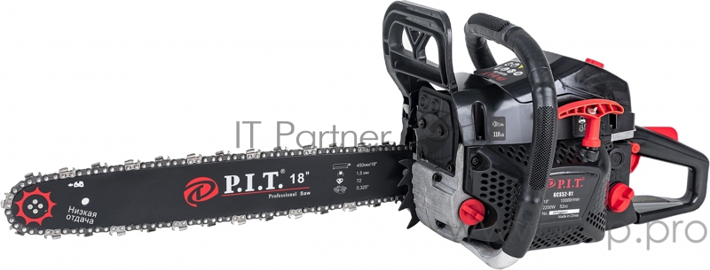 Бензопила P.I.T. GCS52-D1 СТАНДАРТ 2200Вт 3л.с. дл.шины:18 (45cm)