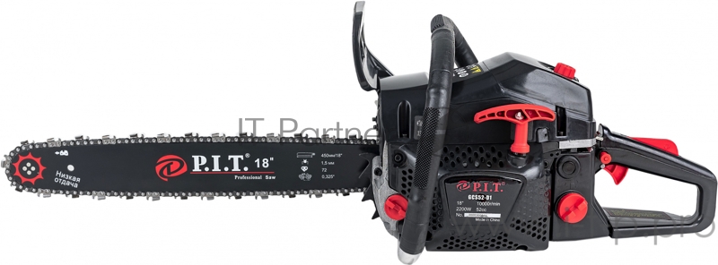 Бензопила P.I.T. GCS52-D1 СТАНДАРТ 2200Вт 3л.с. дл.шины:18 (45cm)