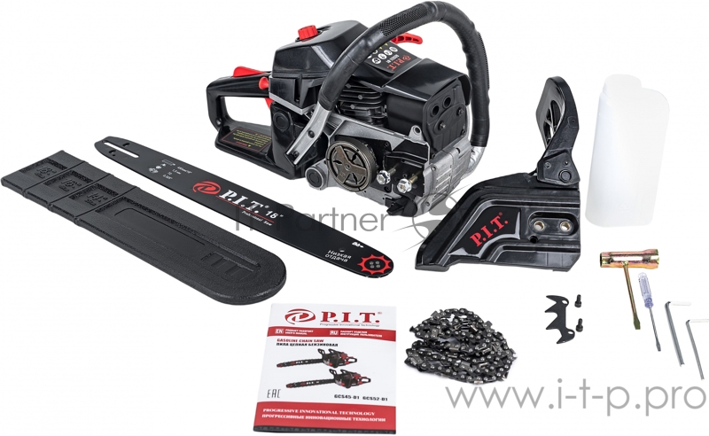 Бензопила P.I.T. GCS52-D1 СТАНДАРТ 2200Вт 3л.с. дл.шины:18 (45cm)