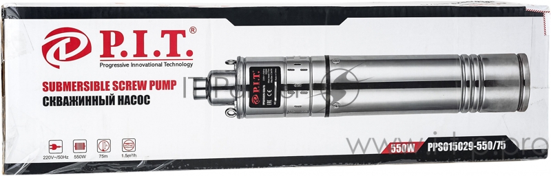 Насос садовый центробежный P.I.T. PPS015029-550/75 550Вт 1500л/час