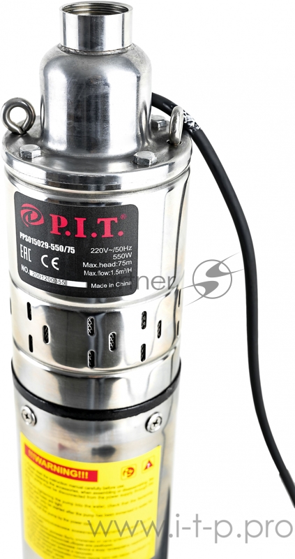 Насос садовый центробежный P.I.T. PPS015029-550/75 550Вт 1500л/час