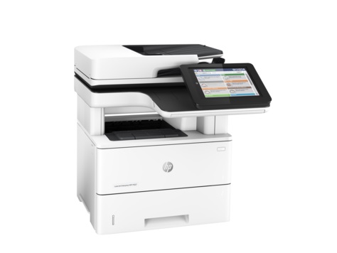 МФУ HP LaserJet Enterprise MFP M527dn A4, лазерный, принтер + сканер + копир, ЖК 8.0, бело-черный (USB2.0, LAN)