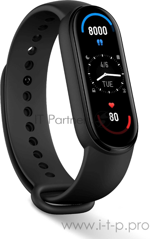 Фитнес-трекер Xiaomi Mi Band 6 XMSH15HM AMOLED корп.:черный рем.:черный (BHR4951GL)