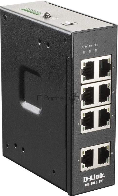 Коммутатор D-Link DIS-100G-8W/A1A 8G неуправляемый
