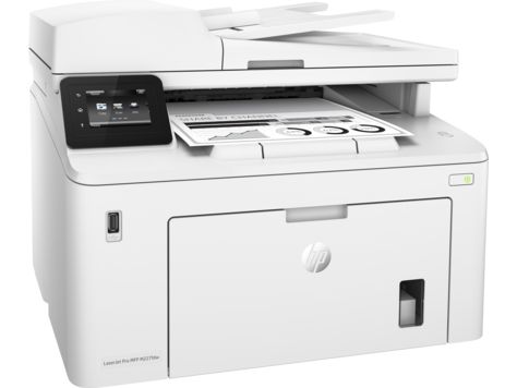 МФУ HP LaserJet Pro MFP M227fdw A4, лазерный, принтер + сканер + копир + факс, ЖК 2.7, белый (USB2.0, LAN, WiFi)