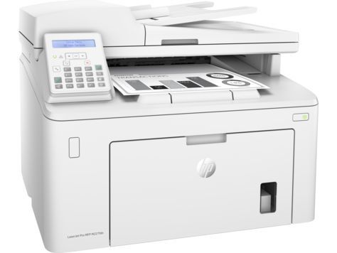 МФУ HP LaserJet Pro MFP M227fdn A4, лазерный, принтер + сканер + копир + факс, ЖК, белый (USB2.0, LAN)