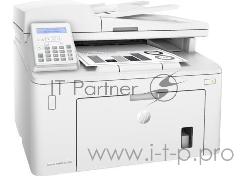 МФУ HP LaserJet Pro MFP M227fdn A4, лазерный, принтер + сканер + копир + факс, ЖК, белый (USB2.0, LAN)