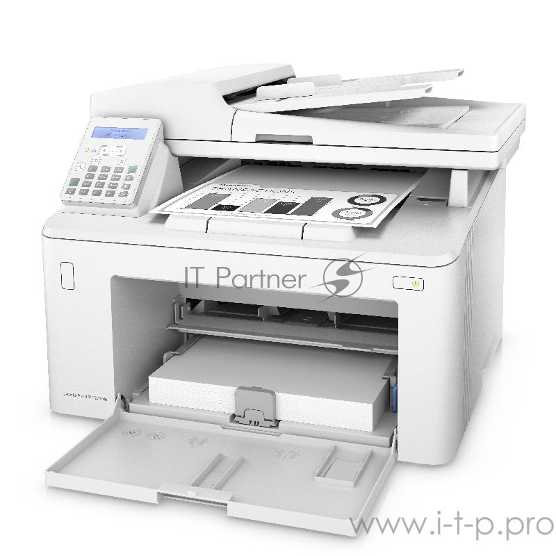 МФУ HP LaserJet Pro MFP M227fdn A4, лазерный, принтер + сканер + копир + факс, ЖК, белый (USB2.0, LAN)