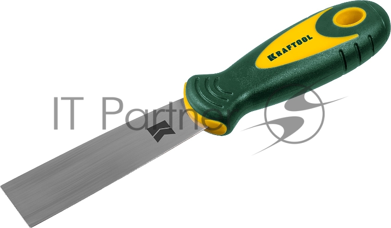 Шпательная лопатка KRAFTOOL с 2-компонент ручк, профилиров нержав полотно, 32мм