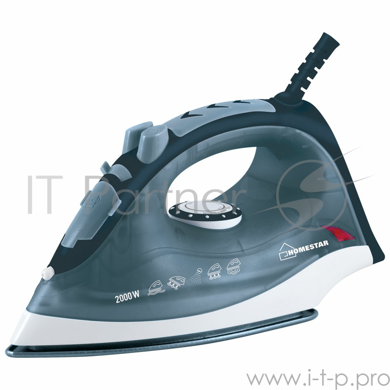 Утюг Homestar HS-4003 серо-голубой, 2000 Вт, керам.подошва (в уп. 10 шт)