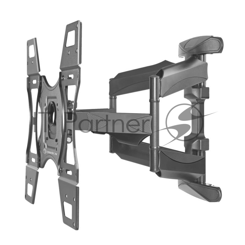 Кронштейн ONKRON Кронштейн ONKRON/ 32-60 макс 400*400, наклон -5°/+8° поворот ±140° Макс нагрузка 45,5кг, от стены 49-491мм, черный