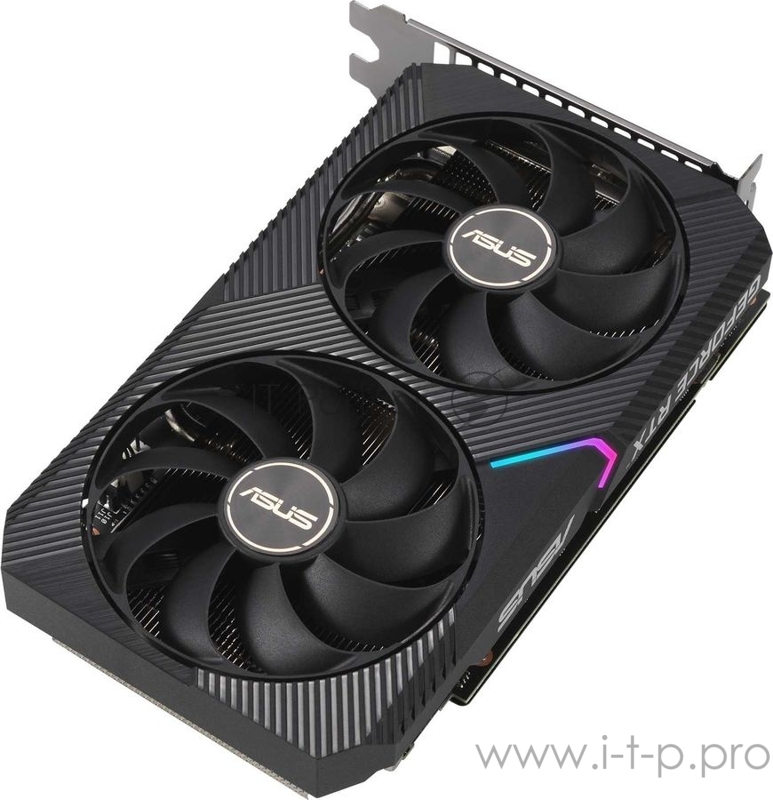 Видеокарта Asus PCI-E 4.0 DUAL-RTX3060-O12G-V2 LHR NVIDIA GeForce RTX 3060 12288Mb 192 GDDR6 1837/15000/HDMIx1/DPx3/HDCP Ret