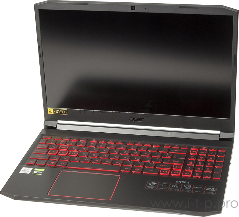 Ноутбук Acer Aspire AN515-55-547E 15.6 FHD, Intel Core i5-10300H, 8Gb, 512Gb SSD, noODD, Nvidia GTX1650Ti 4GB DDR6, wo