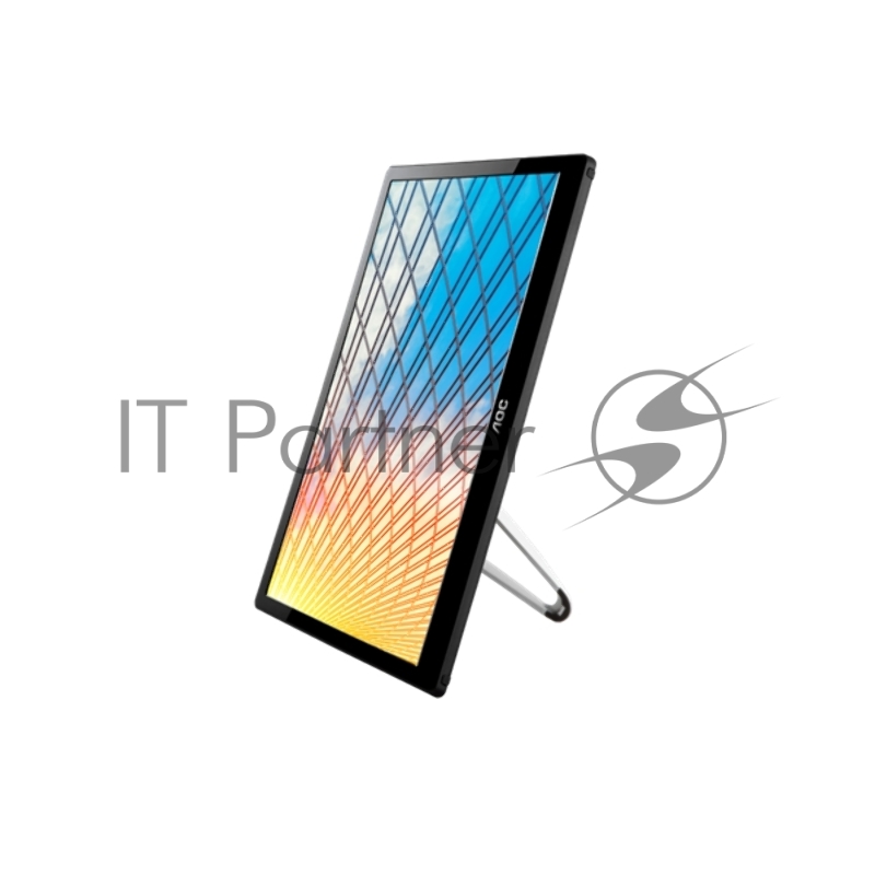 МОНИТОР 15.6 AOC E1659FWU Black с поворотом экрана (1366x768, 12 ms, 90°/60°, 220 cd/m, 500:1, +USB 3.0)