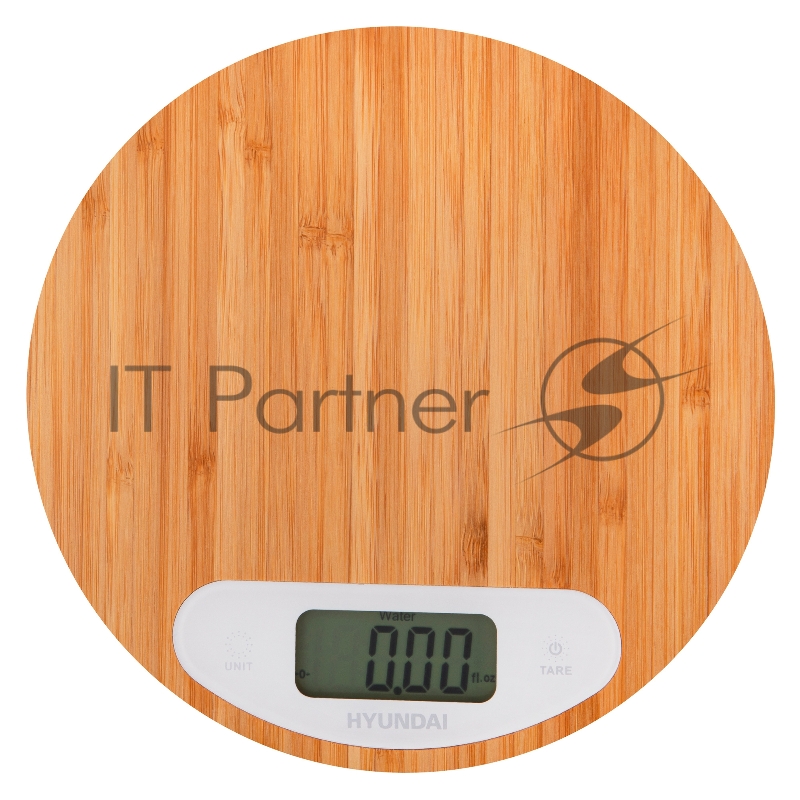 Весы кухонные электронные Hyundai HYS-KB421 макс.вес:5кг бамбук