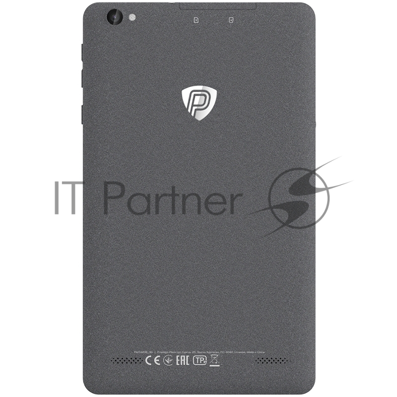 Планшет Prestigio Node A8, 8 (800*1280) IPS, Android 10 (Go edition), up to 1.3GHz Quad Core Spreadtrum SC7731e CPU, 1GB + 32GB, BT 4.2 Low energy, WiFi 802.11 b/g/n, 0.3MP front cam + 2.0MP rear cam, Micro USB, microSD card slot, Single SIM, have ca