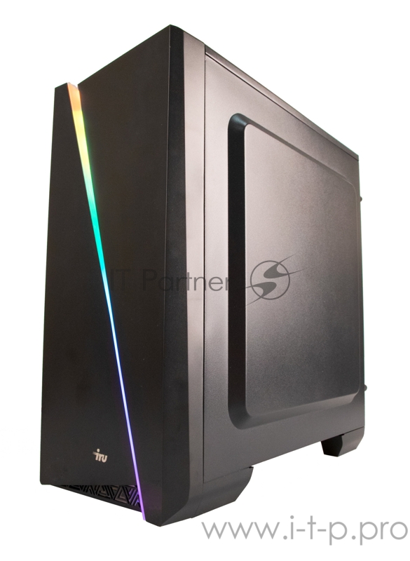 ПК IRU Game 525 MT Ryzen 5 3600 (3.6)/16Gb/1Tb 7.2k/SSD240Gb/GTX1660 6Gb/Windows 10 Home Single Language 64/GbitEth/600W/черный