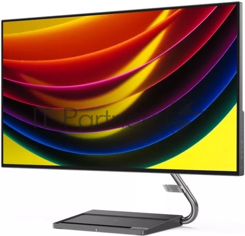 Монитор Lenovo Qreator 27 27 16:9 4K UHD (3840x2160) IPS, 4ms, CR 1300:1, BR 400, 178/178, 60hz, 1xUSB Type-C Gen2, 2xHDMI 2.0, 1xDP 1.4, 1xAudio Out (3.5mm), Wireless Charging Qi (Up to 15W), Tilt, 3-Year